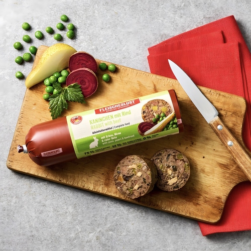 weitere Abbildung Fleischeslust Classic Kaninchen mit Rind & Erbse, Birne & roter Bete 800 g