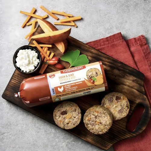 weitere Abbildung Fleischeslust Lifecycle Senior Huhn & Rind mit Skartoffel, Hagebutte & Ginkgo 800 g