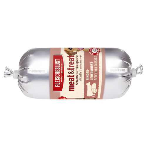 Fleischeslust Meat & Treat Rinderleberwurst Singleprotein 200 g