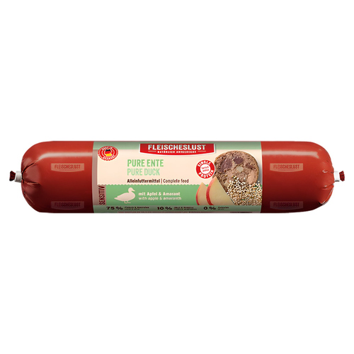 Fleischeslust Sensitiv Pure Ente mit Apfel & Amaranth 800 g