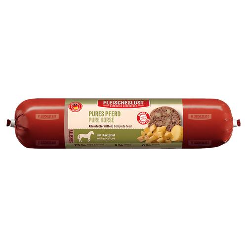 Fleischeslust Sensitiv Pures Pferd mit Kartoffel 800 g