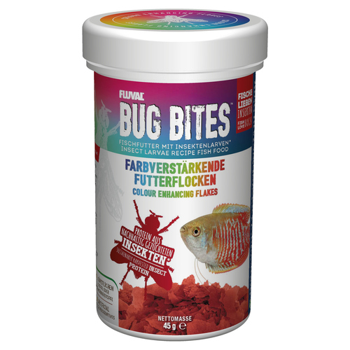 weitere Abbildung Fluval Bug Bites Farbverstrkende Futterflocken