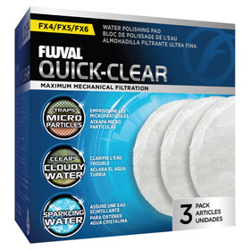 Fluval Feinfilter-Vlies 3er f&uuml;r Fluval FX5/6