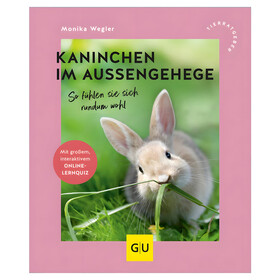 Abbildung GU Kaninchen im Auengehege von Monika Wegler