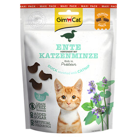 Abbildung GimCat Crunchy Snacks Ente + Katzenminze 140 g