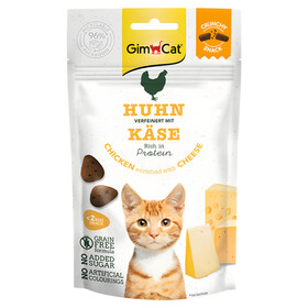 Abbildung GimCat Crunchy Snacks Huhn + Kse 50 g