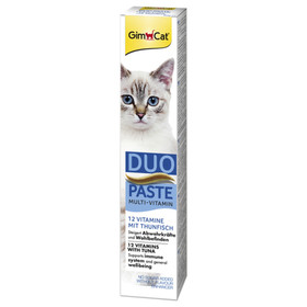 Abbildung GimCat DUO Paste Multi-Vitamin 12 Vitamine + Thunfisch 50 g