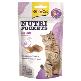 Abbildung GimCat Nutri Pockets mit Ente 60 g