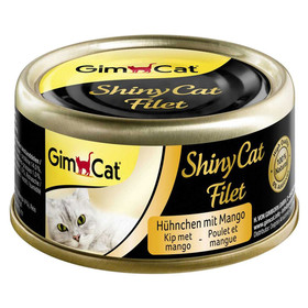 Abbildung GimCat ShinyCat Filet mit Hhnchen & Mango 70 g