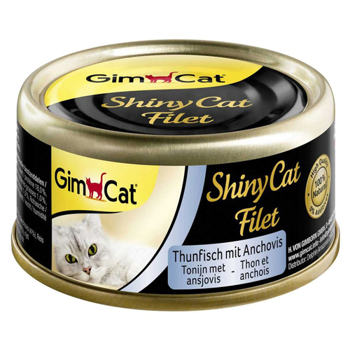 GimCat ShinyCat Filet mit Thunfisch & Anchovis 70 g