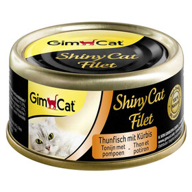 Abbildung GimCat ShinyCat Filet mit Thunfisch & Krbis 70 g