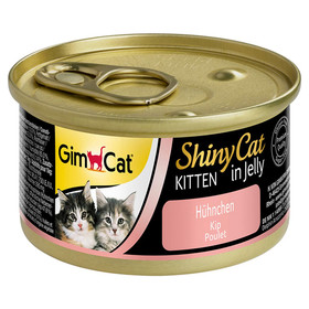 Abbildung GimCat ShinyCat Kitten mit Hhnchen 70 g - 24 Stck