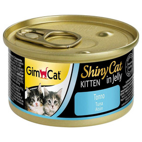 Abbildung GimCat ShinyCat Kitten mit Thunfisch 70 g - 24 Stck