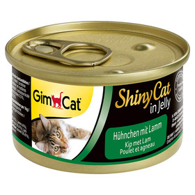 Abbildung GimCat ShinyCat mit Hhnchen & Lamm 70 g - 24 Stck