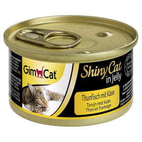 Abbildung GimCat ShinyCat mit Thunfisch & Kse 70 g - 24 Stck