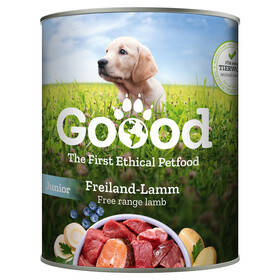 Abbildung Goood Junior Freilandlamm + Forelle 800 g