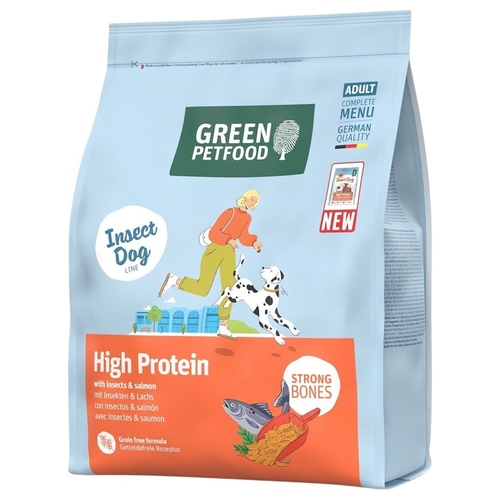 Green Petfood High Protein with Insects 900 g - 5 Stück