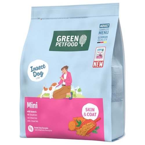 Green Petfood Mini with Insects 3 kg