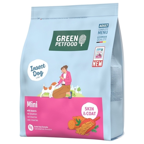 Green Petfood Mini with Insects 900 g - 5 Stück