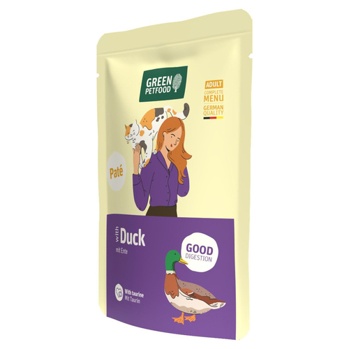 Green Petfood Paté Duck 85 g - 8 Stück