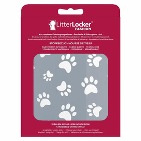 Abbildung HabaPet LitterLocker Fashion Stoff-Bezug Cat paws grey