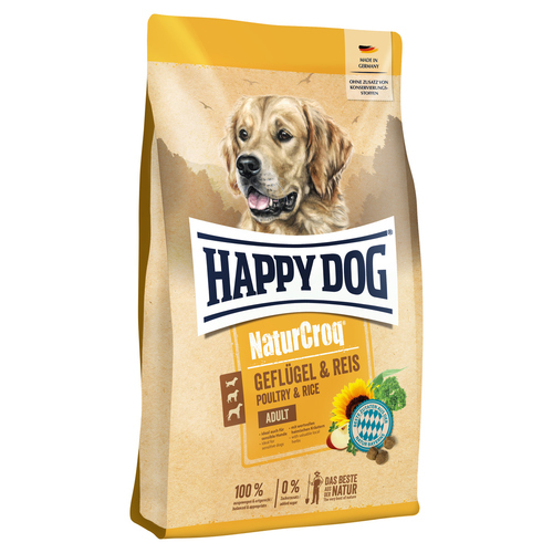 Happy Dog NaturCroq Geflügel & Reis 4 kg