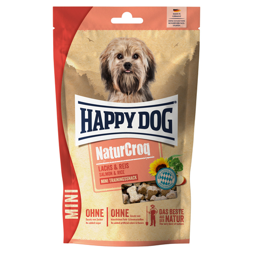 Happy Dog NaturCroq Mini Snack Lachs & Reis 100 g