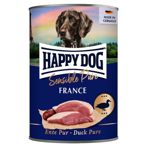 Happy Dog Sensible Pure France mit Ente 400 g - 6 Stück