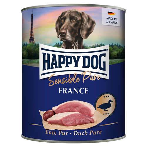 Happy Dog Sensible Pure France mit Ente 800 g - 6 Stück