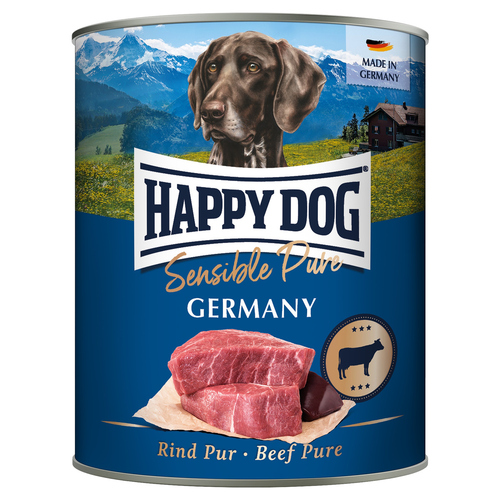 Happy Dog Sensible Pure Germany mit Rind 800 g - 6 Stück