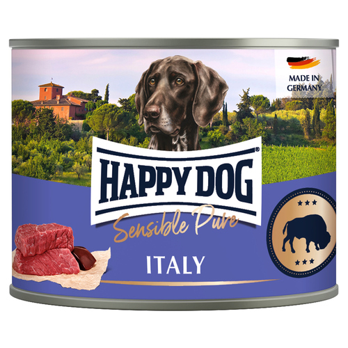 Happy Dog Sensible Pure Italy mit Büffel 200 g - 6 Stück