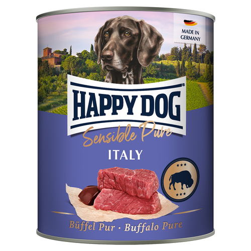 Happy Dog Sensible Pure Italy mit Büffel 800 g - 6 Stück