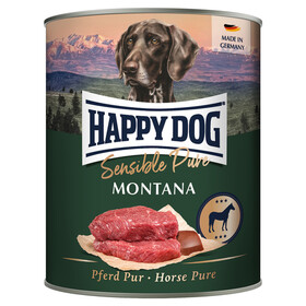 Abbildung Happy Dog Sensible Pure Montana mit Pferd 800 g - 6 Stck