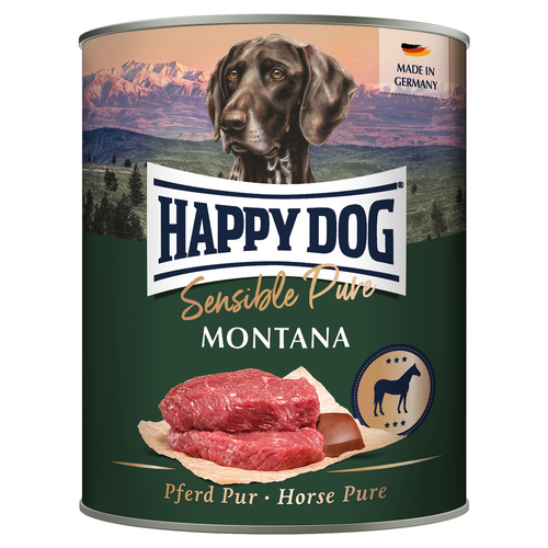 Happy Dog Sensible Pure Montana mit Pferd 800 g - 6 Stück
