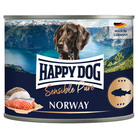 Abbildung Happy Dog Sensible Pure Norway mit Seefisch 200 g - 6 Stck