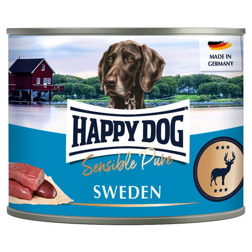 Happy Dog Sensible Pure Sweden mit Wild 200 g - 6 Stück