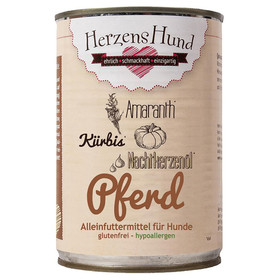 Abbildung HerzensHund Pferd mit Bio-Krbis 400 g - 12 Stck