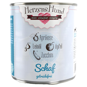 Abbildung HerzensHund Schaf mit Zucchini - getreidefrei 800 g - 6 Stck
