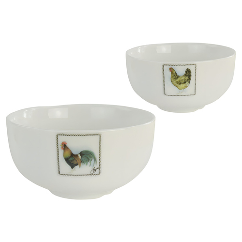 HofundZoo Schale Hahn/Huhn