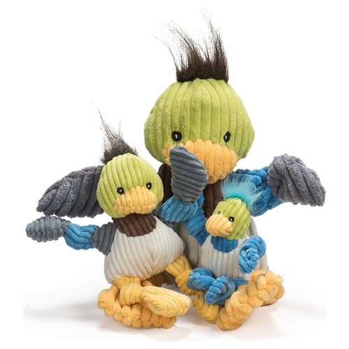 HuggleHounds Hundespielzeug Duck Knottie, Größe: L