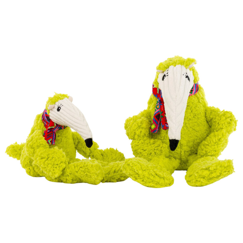HuggleHounds Hundespielzeug Wild Things Ant Eater Knottie, Größe: L