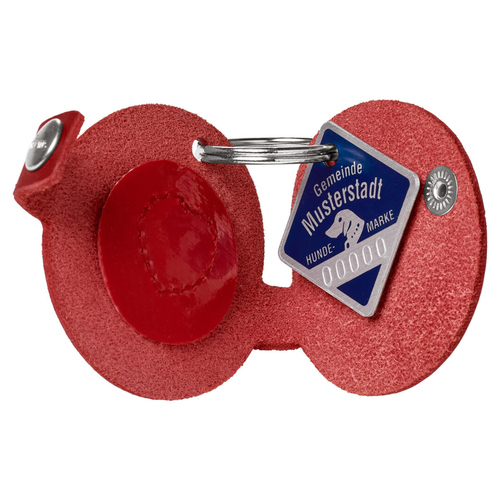 weitere Abbildung Hunter Anhnger Hundemarken-Etui Love rot