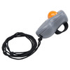 Hunter Clicker mit Umhängeband und Fingerschlaufe grau/orange Abbildung 2