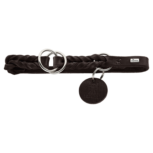 weitere Abbildung Hunter Dressurhalsband Solid Education dunkelbraun