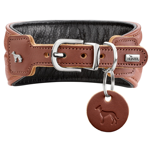 weitere Abbildung Hunter Ergonomisches Halsband Arvika cognac/schwarz