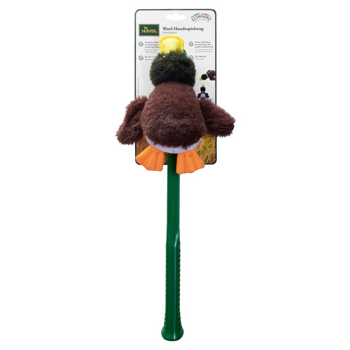 weitere Abbildung Hunter FLINGERZ Wurf-Hundespielzeug Furry Ente