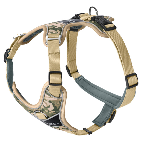 Hunter Geschirr Divo Camouflage beige