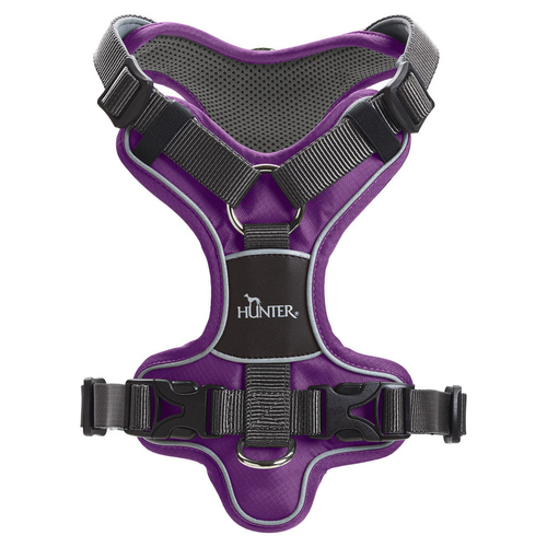 weitere Abbildung Hunter Geschirr Divo violett/grau
