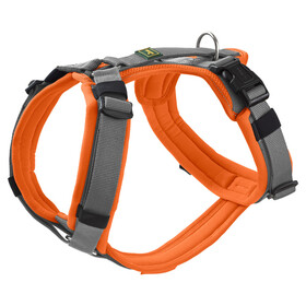 Abbildung Hunter Geschirr Maldon Up mit Griff orange/grau