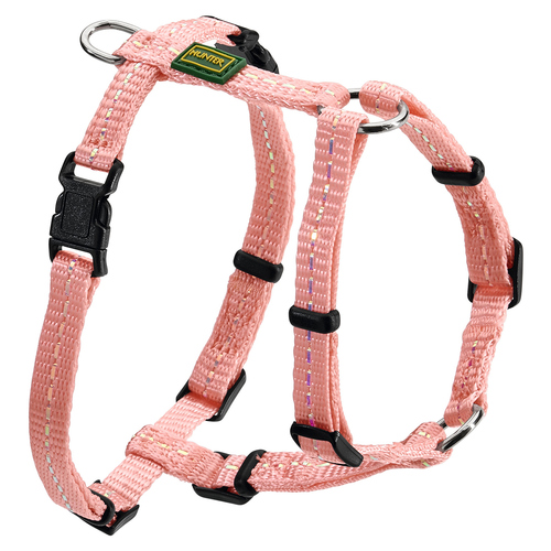 Hunter Geschirr Tripoli Vario Basic hellrosa, reflektierend